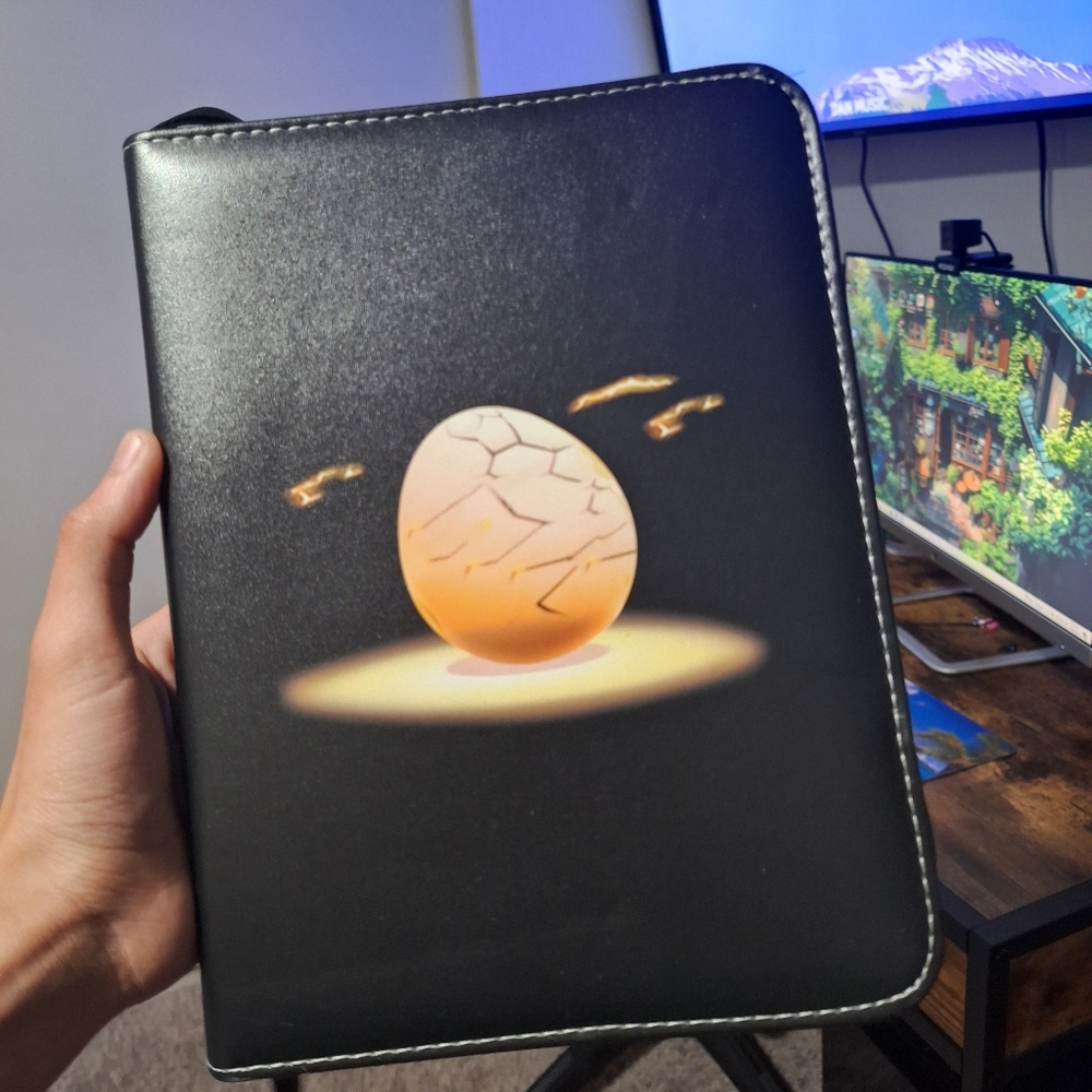 Pokemon Black and Gold Card Holder